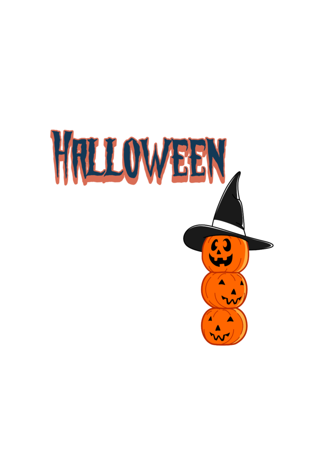 Halloween oversized tshirt design