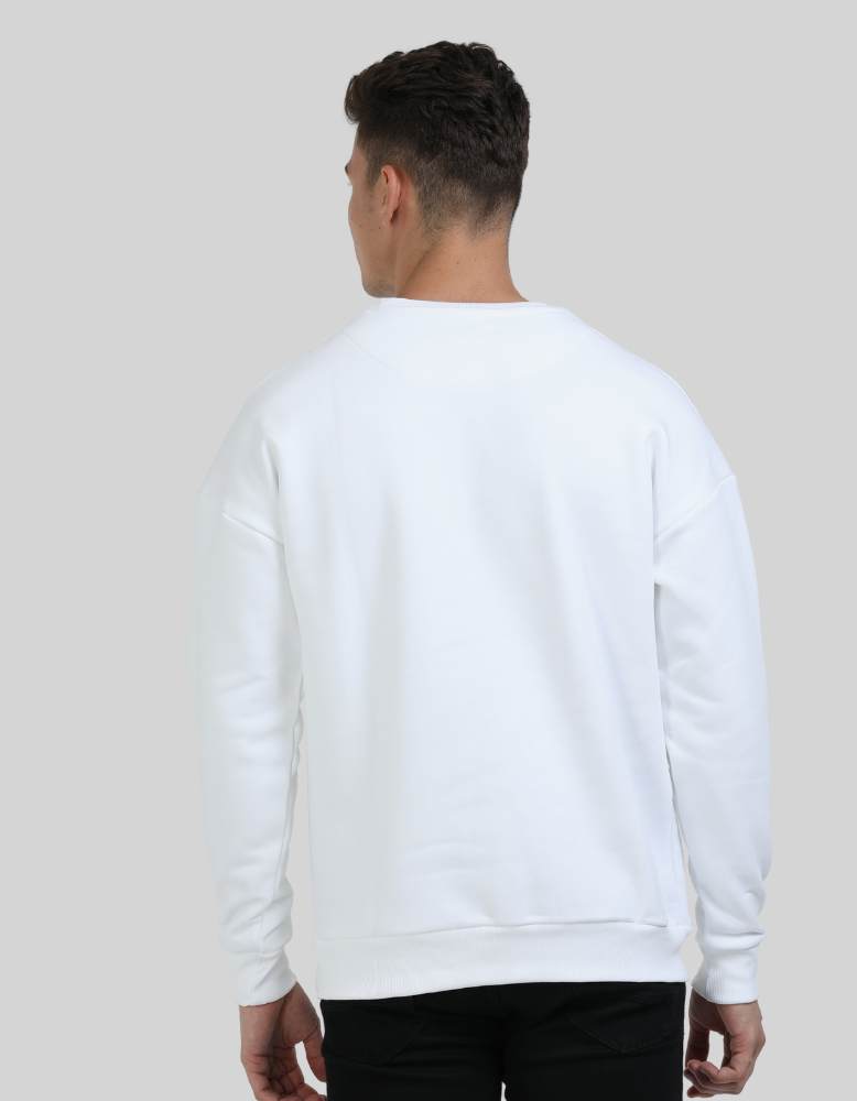 Men's Movie Night Oversized Sweatshirt Back