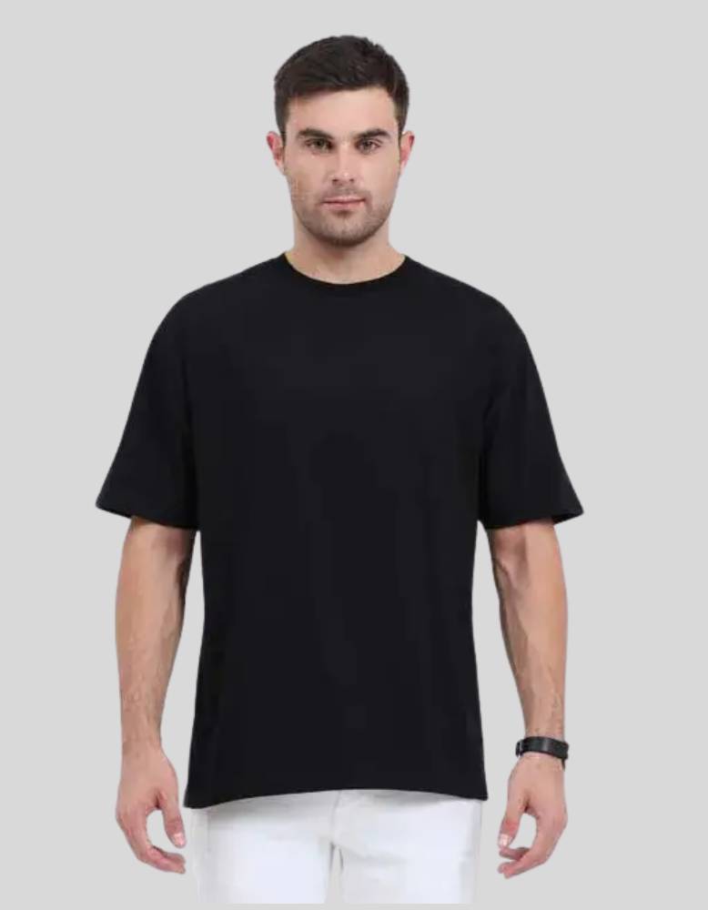 Men's adulting is Hard Black color front tshirt