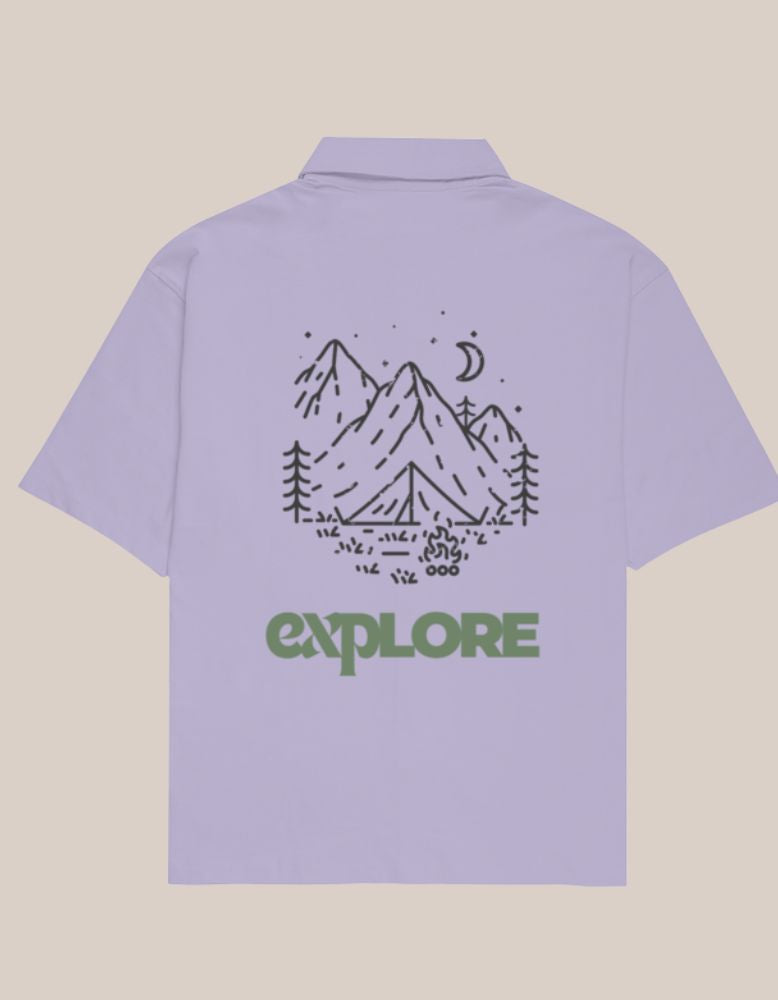 Explore Printed Oversized Shirt