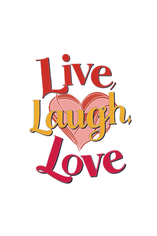 Women's Live.Laugh.Love crop top