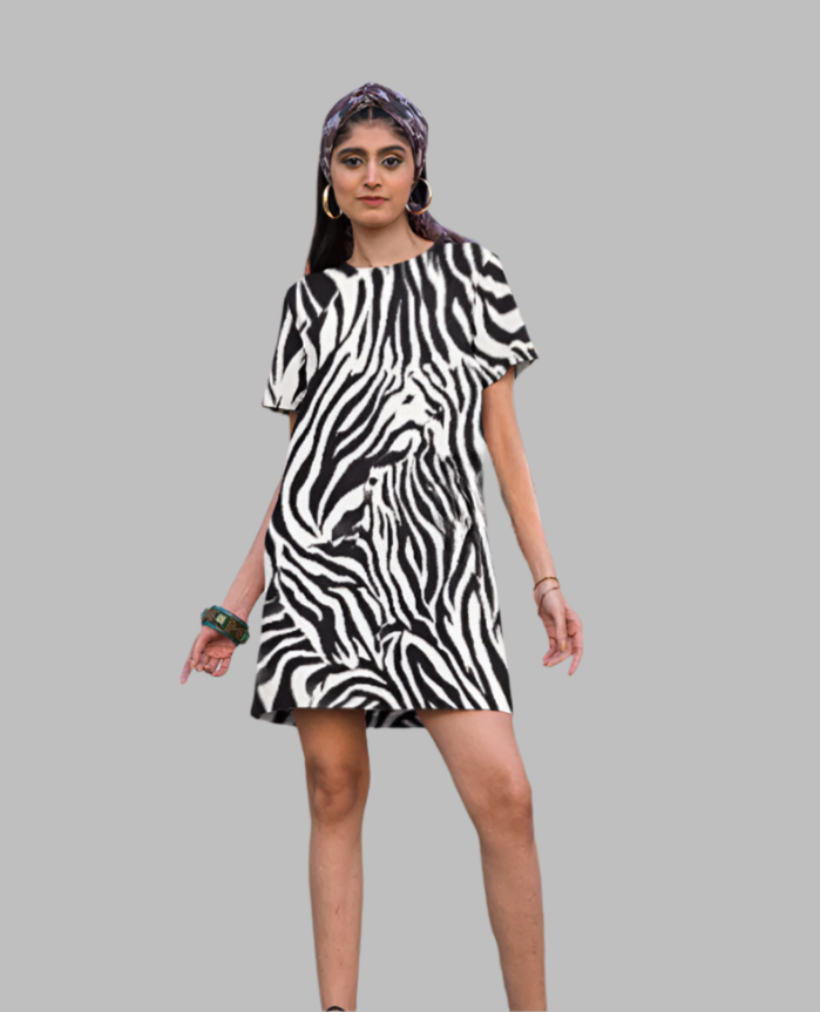 Women's Zebra printed Dress