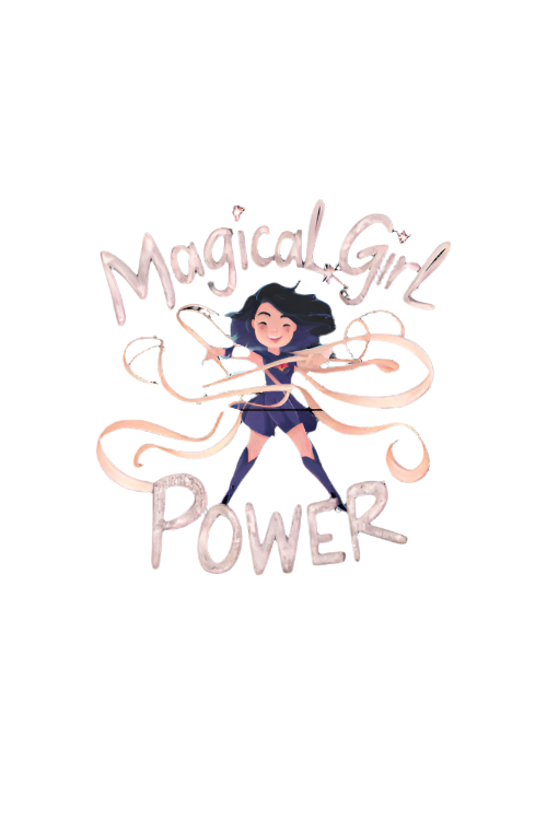 Magical Girl power T-shirt Dress design