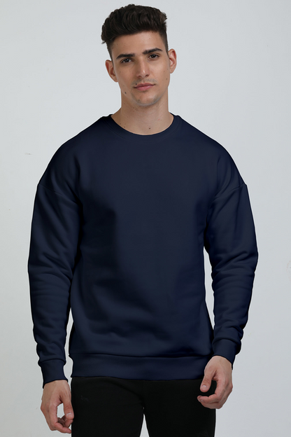 Men's Strength in Every Step blue colour Sweatshirt front