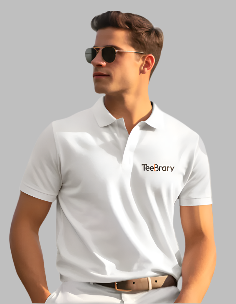 Men's Teebrary polo tshirt