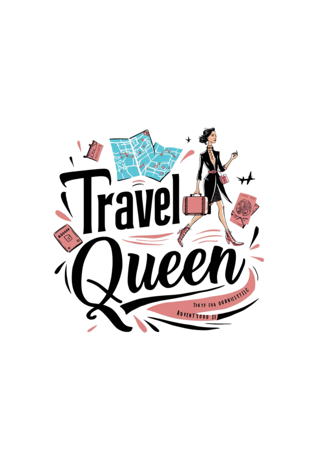 Travel Queen T-shirt design