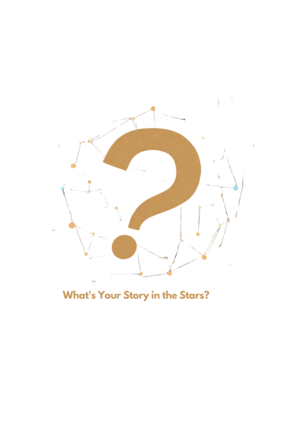 Men's  What's your story in stars  back tshirt design