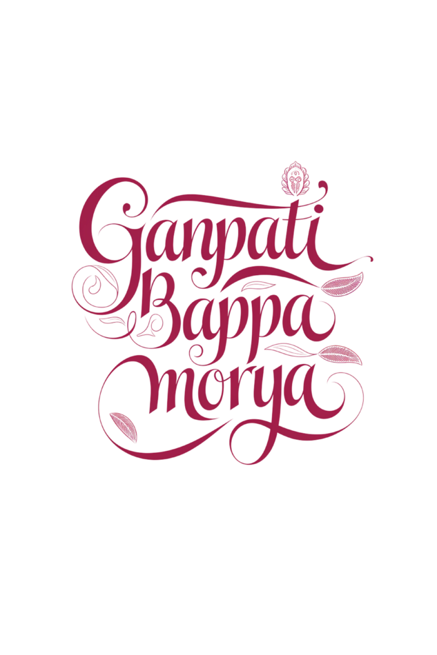 Women's Ganpati Bappa morya T-shirt