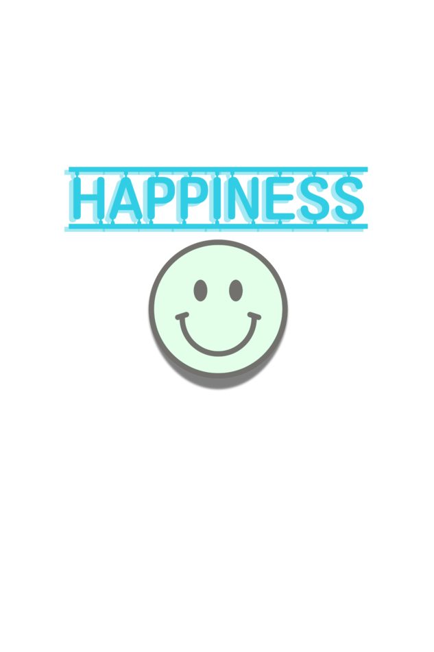 Men's happiness tshirt design