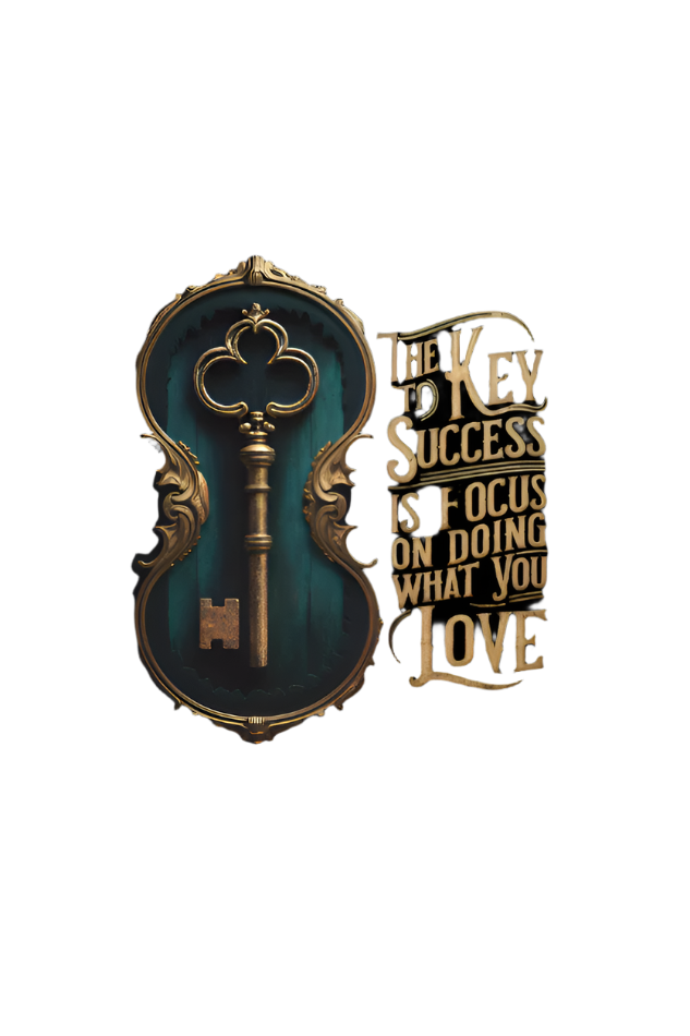 Men's Success key tshirt design